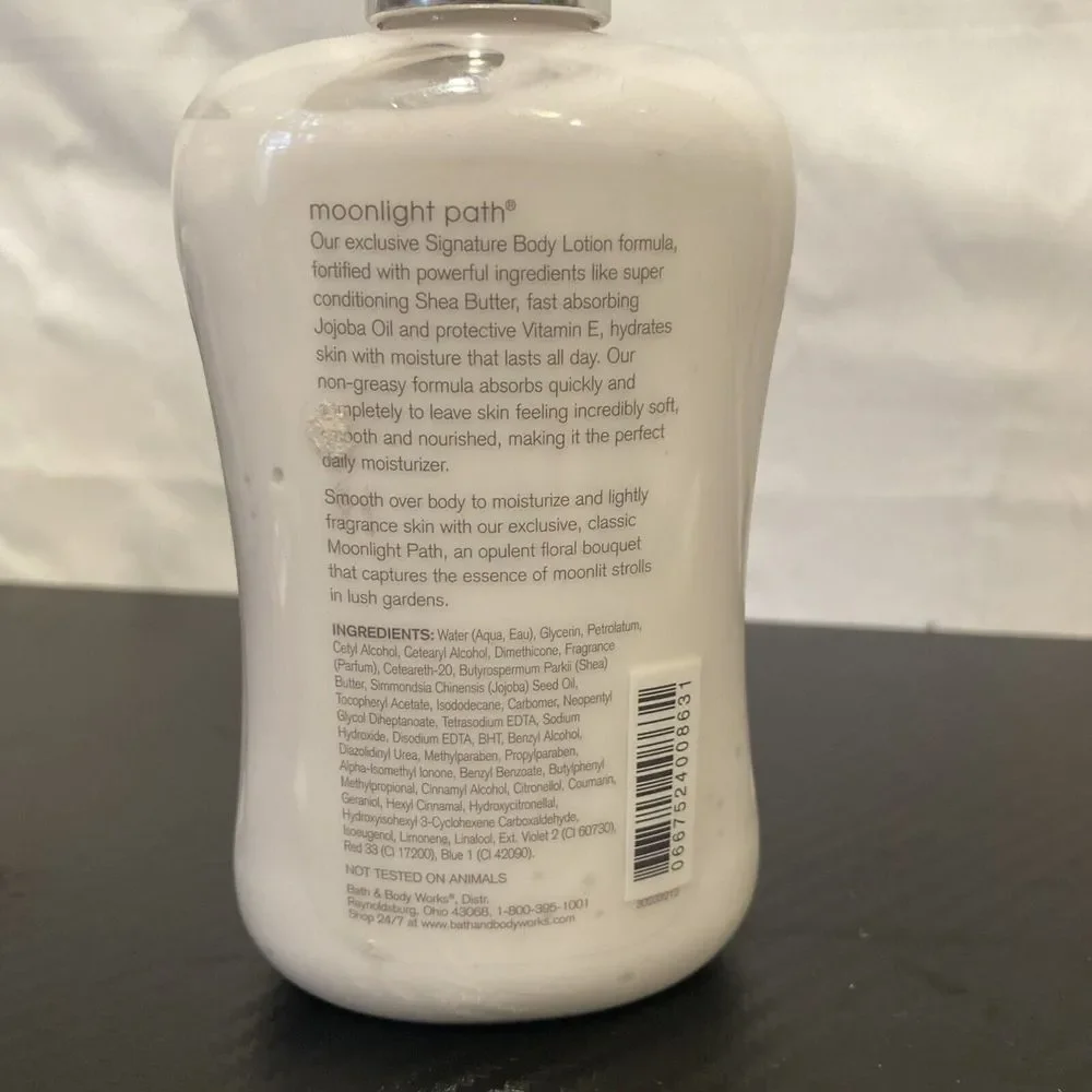 NEW Bath&Body Works MOONLIGHT PATH 8oz lotion with VITAMIN E, jojoba&Shea butter